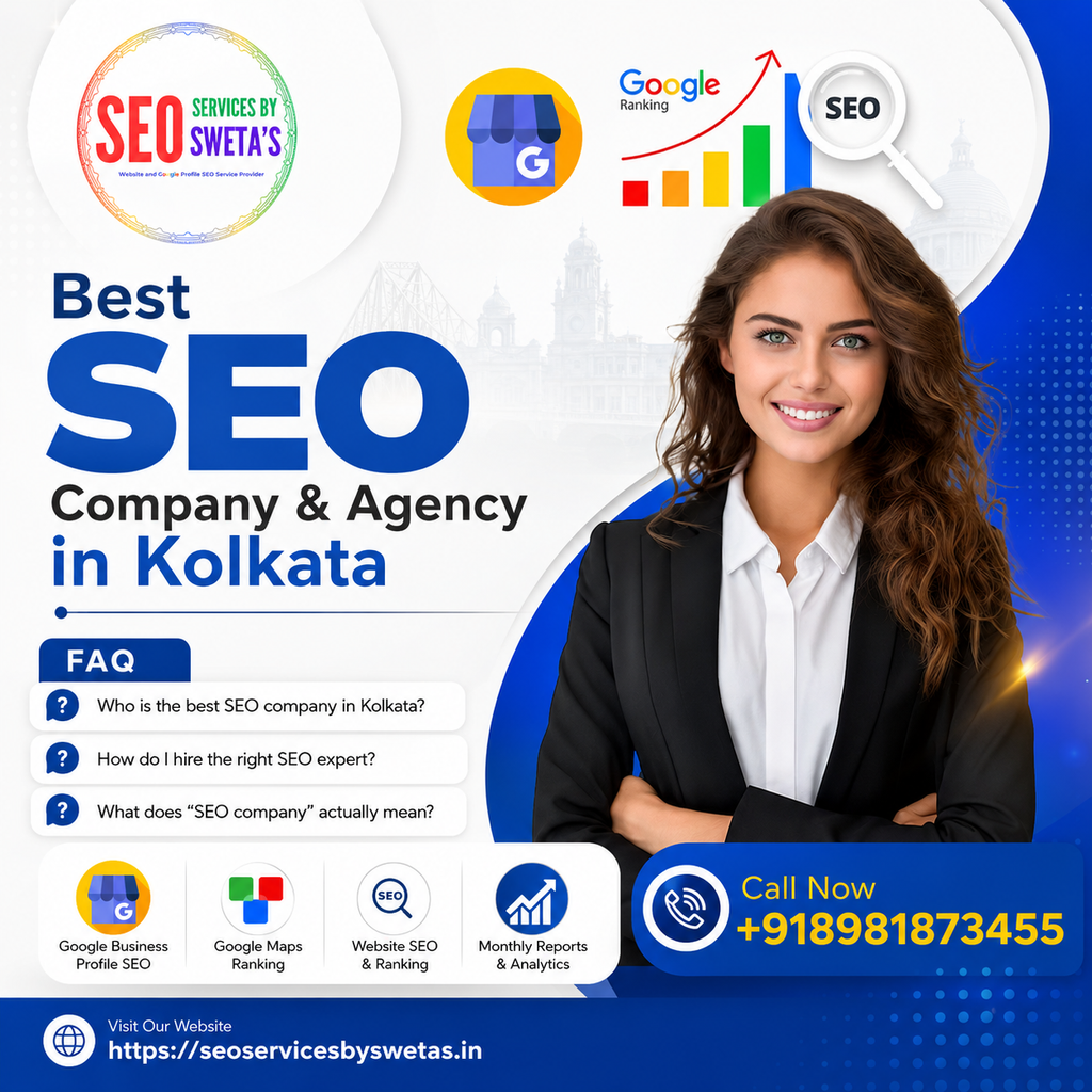 Best SEO Company & Agency in Kolkata – SEO Services by Sweta’s, offering Google Business Profile SEO, Google Maps ranking, website SEO, and SEO analytics services.