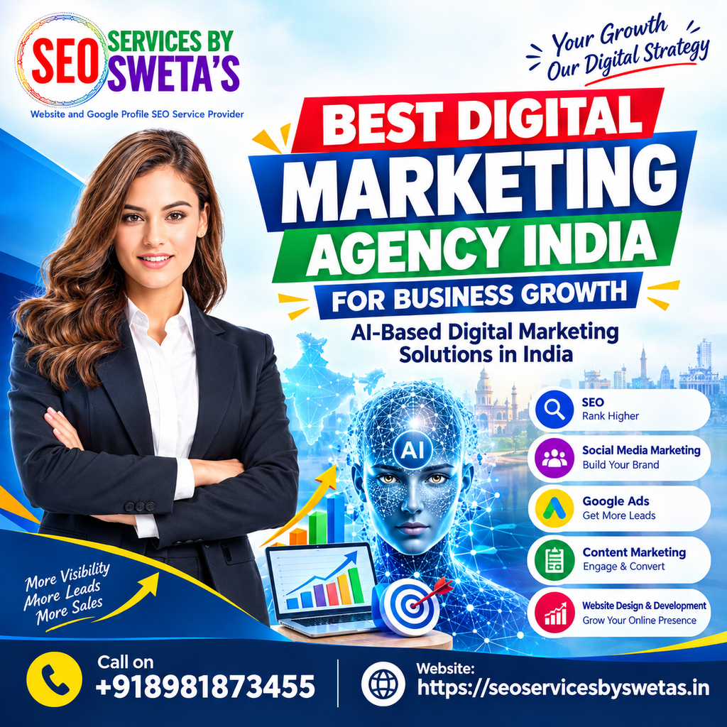 Best Digital Marketing Agency India for Business Growth – SEO SERVICES BY SWETA'S