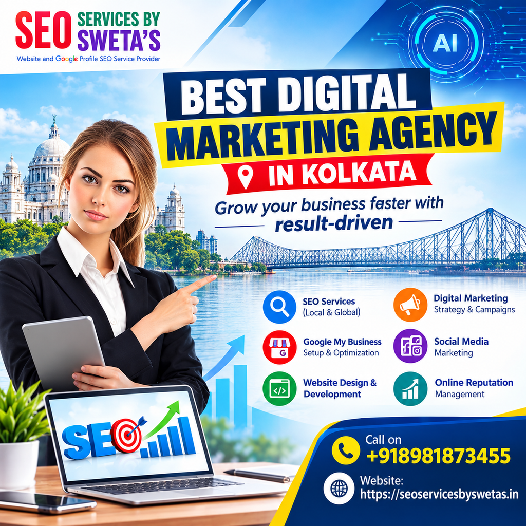 Best Digital Marketing Agency in Kolkata – SEO Services by Sweta’s