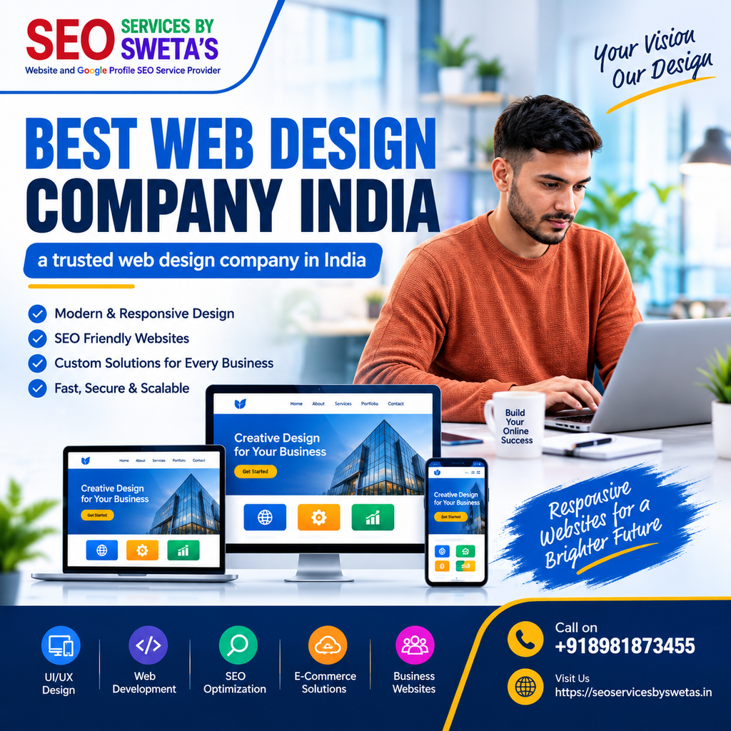 Best Web Design Company in India – SEO SERVICES BY SWETA'S